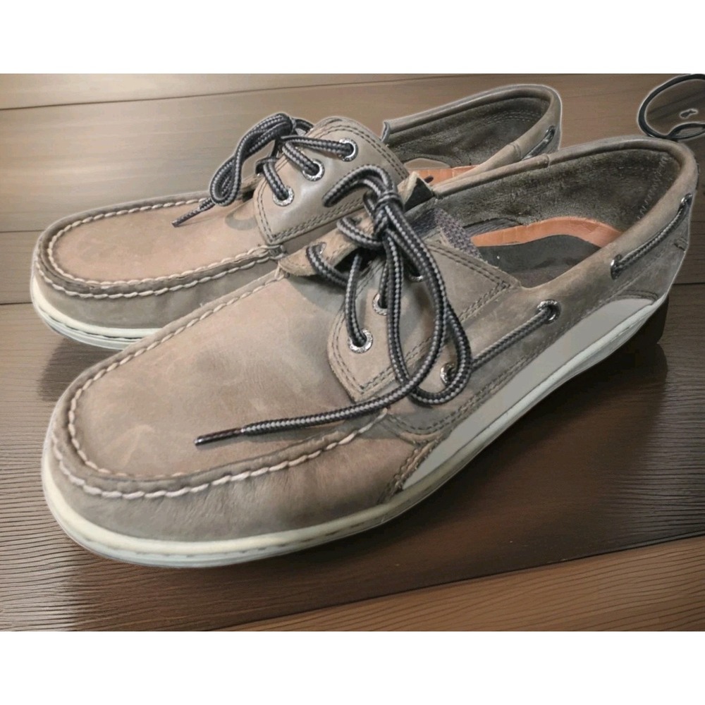 Sperry Top-Sider Men's Leather Boat Shoes Size 11M Brown 0657320 Contour System